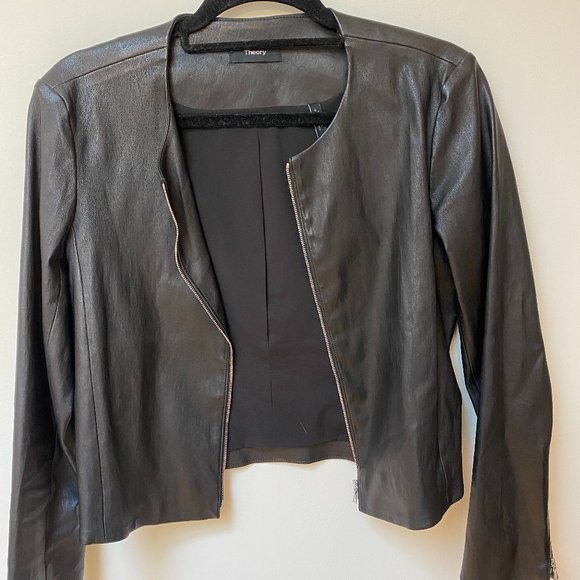 Theory leather jacket - Picture 1 of 2